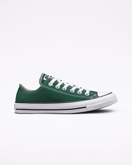 Pánské Boty Nízké Converse Chuck Taylor All Star Seasonal Color Zelene Bílé Černé | CZ FOXH70